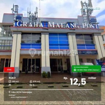 Ruko di pusat niaga Sawojajar 1