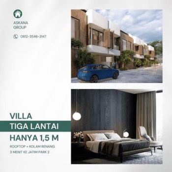 Villa Mewah Skypool Kota Batu Dekat Jatim Park 1 dan 2