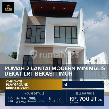 Dijual Rumah Baru Syariah 2 Lantai di Tambun Selatan Dekat Tol