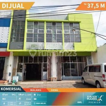 BANGUNAN KOMERSIL 5 RUKO 3 LANTAI DI DIENG-MALANG