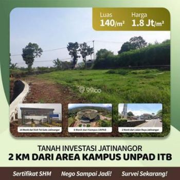 Dijual Tanah Murah Bandung 3 Menit dari Jalan Raya Jatinangor SHM