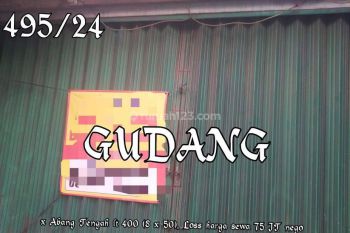 Gudang Serbaguna Siap Pakai di Kaliabang Tengah Dekat Thb 72896