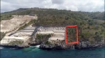 Tanah 1725m2 SHM Clift Los Pantai View Laut Nusa Penida Bali