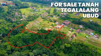 Dijual Tanah Kenderan Tegalalang View Jungle, Lembah Dan Sungai