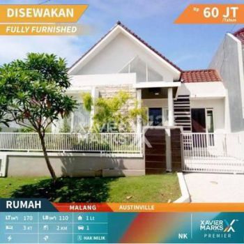RUMAH BAGUS TERAWAT DI AUSTINVILLE FULL FURNISH