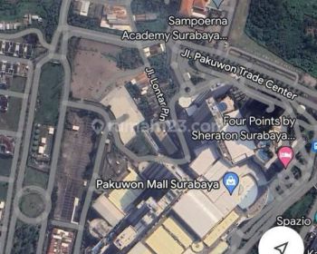Dijual Tanah dan Bangunan Pujasera  Raya lontar dekat Pakuwon Mall Surabaya