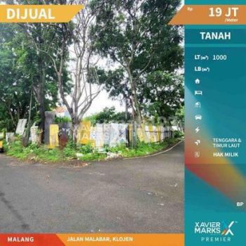 Tanah Kavling Siap Bangun di Klojen Pusat Kota Malang