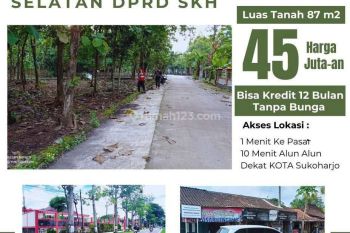 Kavling Murah SHM Ready Unit Terakhir Lokasi di Bulu Sukoharjo