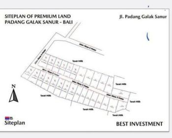 Tanah kavling Premium sanur