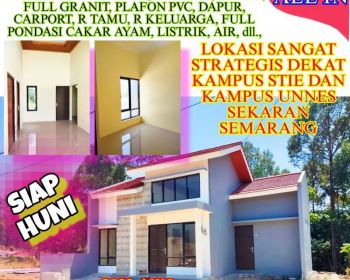 SIAP HUNI RUMAH KOS MEWAH LUAS 120 SHM AKSES JALAN 7 METER SEMARANG