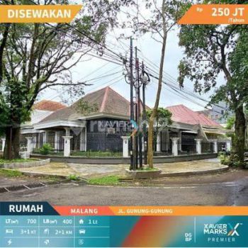 Rumah Jl Gunung gunung Malang Kawasan Komersial
