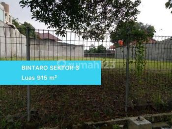Tanah Siap Bangun di Bintaro Jaya Sektor 3