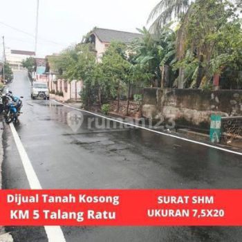 Tanah Sangat Strategis Dan Siap Bangun Lokasi Km 5