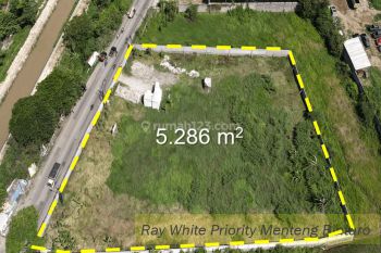 Tanah Dengan Lokasi Strategis di Pinggir Jl. Raya Mauk, Sukadiri, Kab. Tangerang