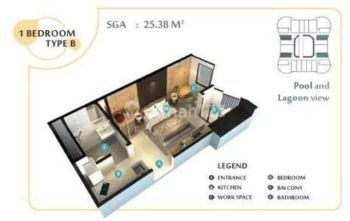 APARTMEN  GRAND DHARMAHUSADA LAGOON TOWER OLIVE