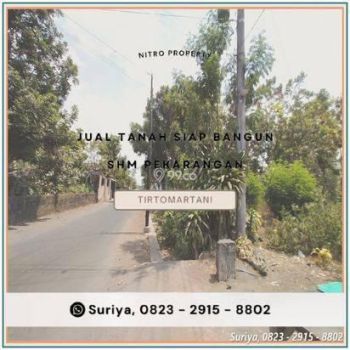 Jual Tanah Tirtomartani Dekat Balai PMD/PeMDes Jogja Kemendagri