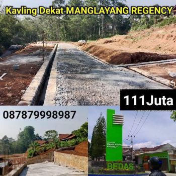 Tanah Kaving dekat Manglayang Regency Cinunuk Cibiru