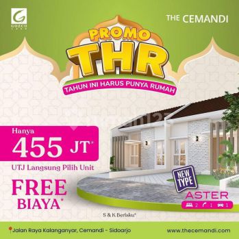 Rumah baru 400 jt'an di dekat bandara juanda