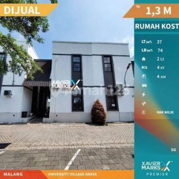 Rumah Kost di University Village Araya. Lokasi Selangkah Dari Binus University