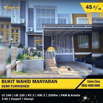 Rumah Furnished Cluster Bukit Wahid Manyaran Semarang Barat