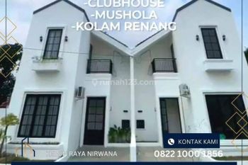 Rumah Cluster Bogor, 2 Lantai Termurah, Nol Dp, Lingkungan Sejuk