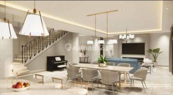 Rumah Style American Tropical Modern di Raffles Garden Citraland