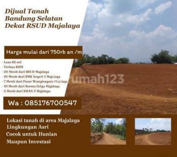 Tanah Murah Bandung Dekat Rsud Majalaya SHM Siap Bangun