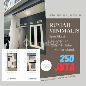 Murah Rumah Minimalis 2 Lantai Dekat Stasiun Lenteng Agung