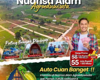 Jual tanah kavling murah nempel wisata bogor timur MG