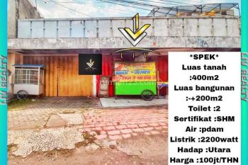 Disewakan ruko strategis & dekat pusat keramaian.