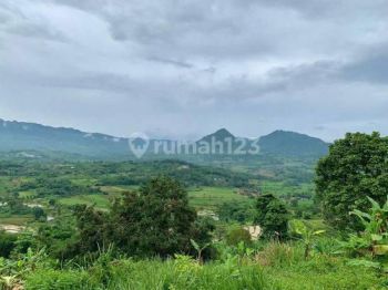 Tanah Resort View Gunung Nempel Jalan Kabupaten di Bogor Timur