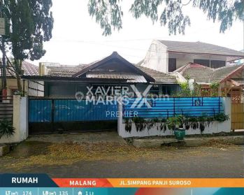 Rumah Hitung Tanah di Simpang Panji Suroso Malang