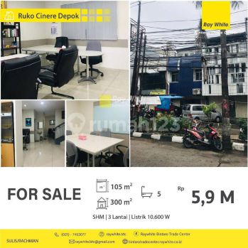 Ruko Luas, Ruko Lokasi Strategis Di Wilayah Cinere Depok