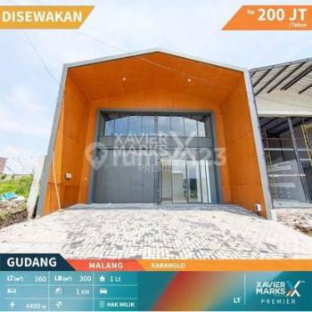 Gudang Strategis di kawasan Pergudangan Karanglo