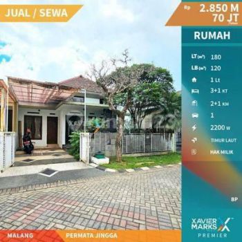 Rumah Permata Jingga Tengah Kota Strategis Jual Atau Sewa