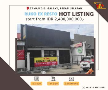 TAMAN GIGI GALAXY BEKASI RUKO EX RESTO BAKSO KAMPOENG JUAL CEPAT