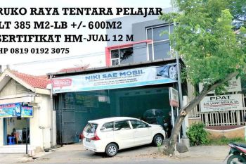 RUKO Strategis Raya Tentara Pelajar 29A Semarang-2Lantai,LT 385m2/LB 600m2