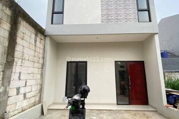 Rumah Nempel Stasiun Pondok Rajeg Cilodong Depok