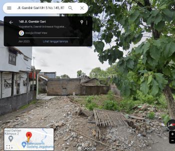 Tanah Tepi Jl. Perintis Kemerdekaan Dalam Ringroad Jogja Kota.