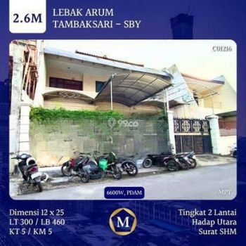 Dijual Rumah Murah Luas Langka Di Lebak Arum Ploso Gading Tambaksari Dekat