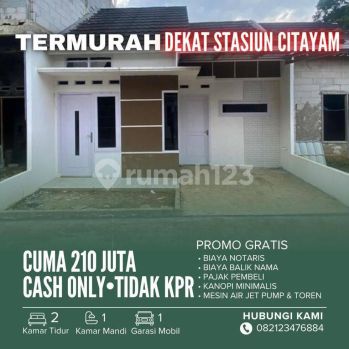 Rumah Murah Tedekat dari Stasiun Citayam Cuma 200jutaan