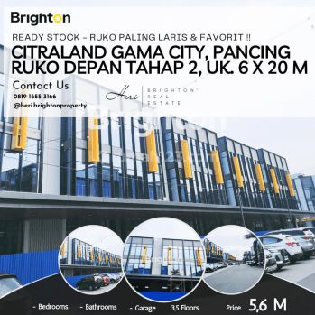 Citraland Gama City, Pancing. Cluster Ruko Depan Tahap 2