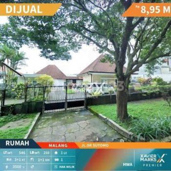 RUMAH TENGAH KOTA DI LOKASI KOMERSIAL (DEPAN SEKOLAH)BISA BUAT USAHA, JL.DR
