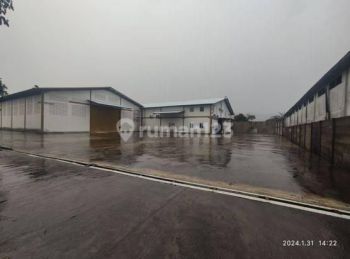 Pabrik siap operasi lokasi pinggir jalan Raya Cianjur - sukabumi