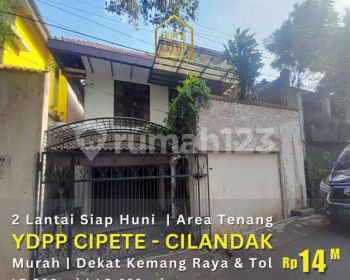 Rumah 2 Lantai Ydpp Cipete Cilandak, Siap Huni, Dekat Kemang Raya