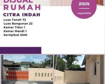 Dijual Cepat Murah Rumah Baru Renov Siap Huni Di Citra Indah