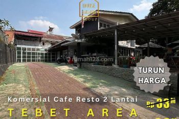Komersial Cafe Resto 2 Lantai, Murah, Persegi, Daerah Bisnis