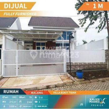 Rumah Full Furnish, Siap Huni & Terawat di Vila Bukit Tidar - Malang