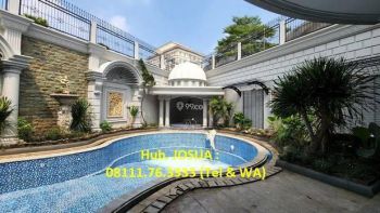 Rumah Menteng Moh Yamin: 2 Lt, LT 925 m2, Lux, Swimming Pool