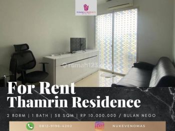 Disewakan Apartemen Thamrin Residence 2 Bedroom Furnished Bagus